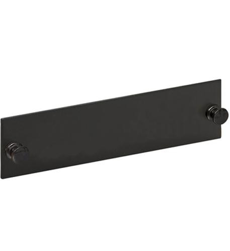 Adapter Panel, Blank, Black